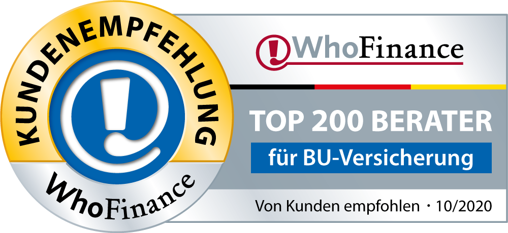 Whofinance, Top Berater, Versicherungen